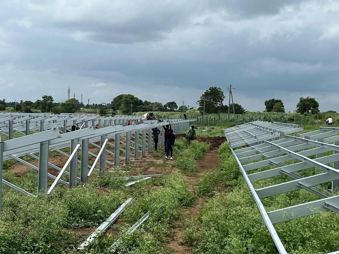 Murum solar farm array wide